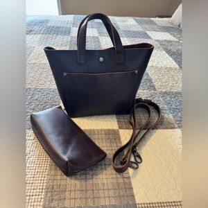PLG mini crossbody and utility bag in Grizzly